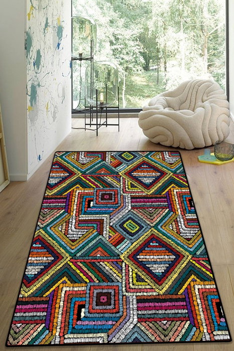 Conceptum Maglie Alfombra Multicolor 80 x 100 cm Conceptum Maglie Alfombra Multicolor 80 x 100 cm